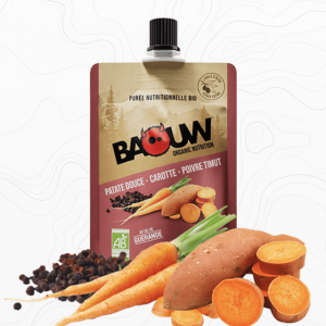 Purée Bio patate douce - carotte - poivre